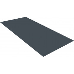 Плоский лист 0,5 Satin с пленкой RAL 7024 мокрый асфальт